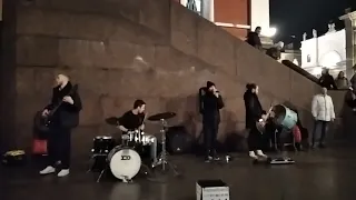 УЛИЧНЫЕ МУЗЫКАНТЫ СПб,гр.ISTREETBAND(1)01.11.23.