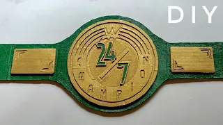 How To Make WWE 24/7 Championship Title Belt | DIY 24/7 Championship