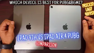 iPad 9th Generation Vs iPad Air 4 PUBG TEST | Which Device is Better? | 90fps vs 60fps | Electro Sam