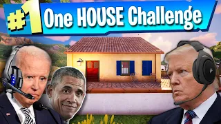 Presidents Try The ONE HOUSE Challenge in Fortnite Chapter 5