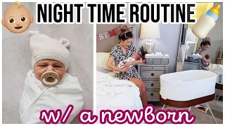 NIGHT TIME ROUTINE WITH A NEWBORN! 2 WEEKS OLD BREASTFEEDING + SLEEP SCHEDULE @BriannaK