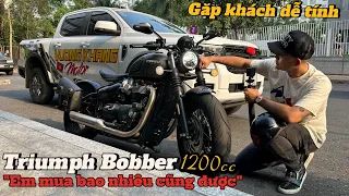 Có ai mua xe nhanh như Vuong Khang Motor đâu | Triumph Bobber tuyệt tác Anh Quốc