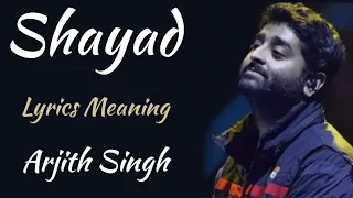 SHAYAD- JO TUM NA HO LYRICS MEANING