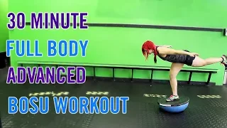 Advanced Full Body Bosu Workout | Cardio, Strength & Abs Bosu Exercises