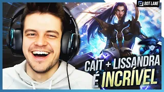 O combo de CAITLYN + LISSANDRA na botlane me SURPREENDEU DEMAIS! 🧁