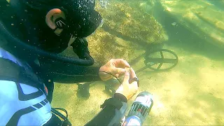 RARE & DEADLY Snakes Found!! Metal Detecting UNDERWATER