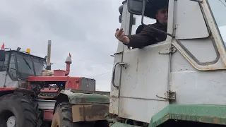 ANGRY TRACTOR DRIVER. А RAINY DAY ON THE FARM...