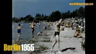 Berlin 1955 color - Wannsee - Grunewaldsee