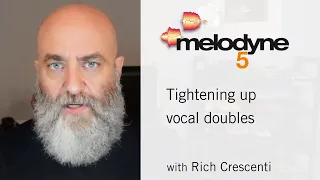 Melodyne • Tightening up vocal doubles