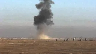 Controlled Detonation of IED Cache Iraq 2007