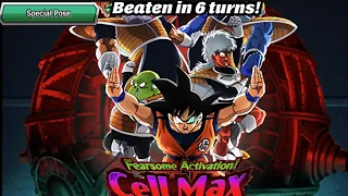 HOW TO BEAT CELL MAX SPECIAL POSE MISSION WITH A FULL GINYU FORCE TEAM IN LESS THAN 8 TURNS!(DOKKAN)