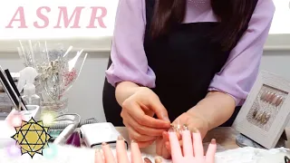 [ASMR] Nail salon role play💅Chakra healing nails✡