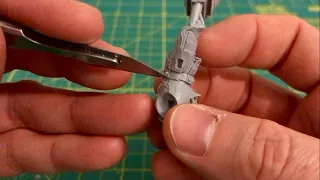 Rogal Dorn: fixing mould slips on a highly detailed resin miniature (Forge World, Horus Heresy)