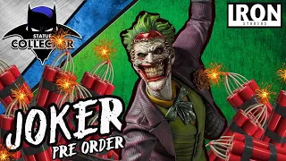 Pre Order Preview: JOKER 1/3 Scale Statue By Iron Studios!!!