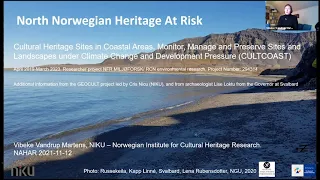 North Norwegian Heritage at Risk (NNHAR), Vibeke Vandrup Martens