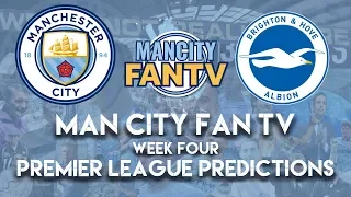 MAN CITY V BRIGHTON - PREMIER LEAGUE WEEK 4 - LINE UP AND SCORE PREDICTIONS