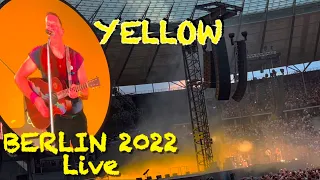 Coldplay YELLOW - Berlin 13.7.2022 #ColdplayBerlin