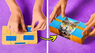 카드보드와 종이를 이용한 재미있는 제작: 모두가 집에서 즐길 수 있는 간단한 DIY! 📦✂️
