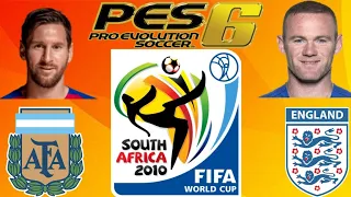 Pes 6 PC Mundial Sudafrica 2010 Argentina Vs Inglaterra + Link Del Juego