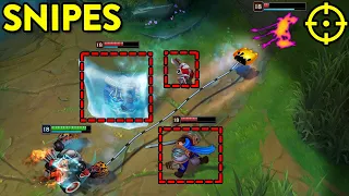 TOP 50 "PERFECT SNIPE" MOMENTS IN LEAGUE OF LEGENDS