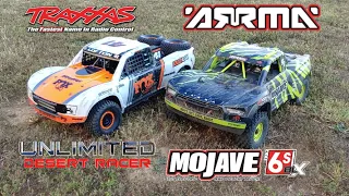 Arrma Mojave 6s BLX and Traxxas UDR 6s Runs