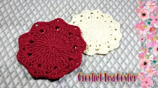 How To Crochet a Tea Coaster Design By Shagufta's Creation.