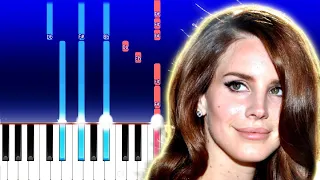 Lana Del Rey - Chemtrails Over The Country Club (Piano Tutorial)