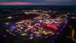 boomtown music festival by drone dji air2s 2022 4K UHD