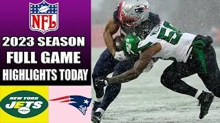 New York Jets vs New England Patriots WEEK 18 [FULL GAME] | NFL Highlights 2023