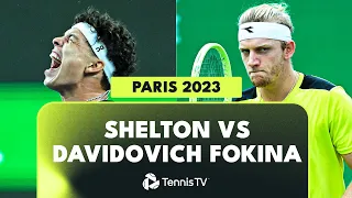 Ben Shelton vs Alejandro Davidovich Fokina Highlights | Rolex Paris Masters 2023