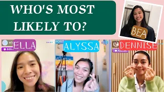 Alyssa Valdez Kumu Live with TEAM BESH: Ella de Jesus and Dennise Lazaro (February 05, 2022)