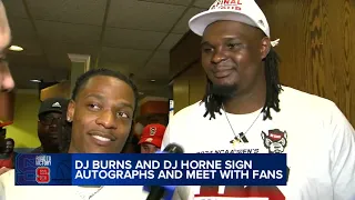 NC State fans flock to see DJ Burns Jr. and DJ Horne