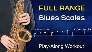 The Full Range Blues Scale Workout - Learn All 12!