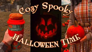 Cozy Spooky Halloween Time 🎃 Jack-o'-lanterns, Pumpkin Patch, Old-Fashioned October👻🕸️