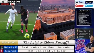 [TTB] PES 2021 MASTER LEAGUE #26 | THE LUIGI VS ZIDANE FACEOFF! & THE COPA DEL REY SEMI FINAL!