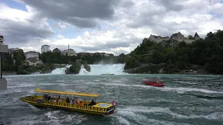 the Rhine Falls in Switzerland 4K July '20