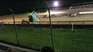 Wild Ride on the Rail. Sprint crash. Micro sprint