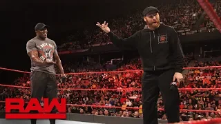 Sami Zayn "apologizes" for insulting Bobby Lashley: Raw, May 28, 2018