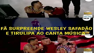 WESLEY SAFADÃO DAR OPORTUNIDADE A FÃ QUE SUBIU NO PALCO E SE EMOCIONOU