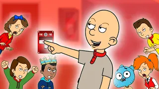 Classic Caillou Pulls The Fire Alarm/Grounded (My Version)