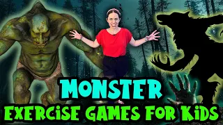 Monster Exercise for Kids | Scary Workout for Children | Halloween Exercise | Indoor PE Lesson