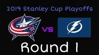 2019 Stanley Cup Playoffs - Columbus Blue Jackets vs Tampa Bay Lightning (R1) - Preview/Predictions