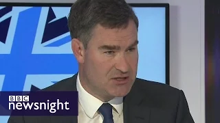 David Gauke interview at Conservative Party Conference  - BBC Newsnight