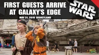 First Guests Arrive at Star Wars: Galaxy's Edge - Disneyland