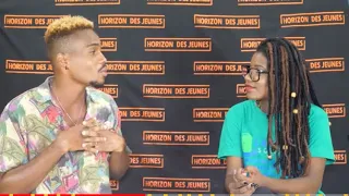 Aurélie pete zen ak Valancie Étienne pou yon kesyon  sil se Masisi /Horizon des Jeunes Show