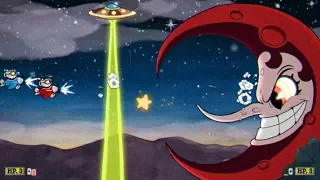 CUPHEAD Co-op Boss Fight #5 - Hilda Berg (NO DAMAGE)