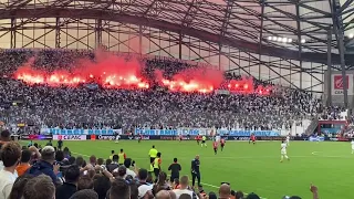 OM / RENNES QUAND LE VIRAGE DEPÉ CRAQUE ÇA DONNE ÇA !