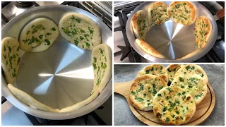 Mini Garlic Naan in a Pan- Best Ever naan without Tandoor