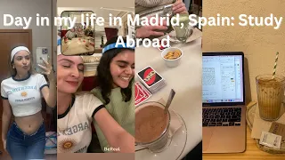 Day in my life in Madrid, Spain: Study abroad 🫶🏻
