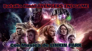 End game, batalla final, con música de Linkin Park